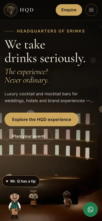HQD on a phone